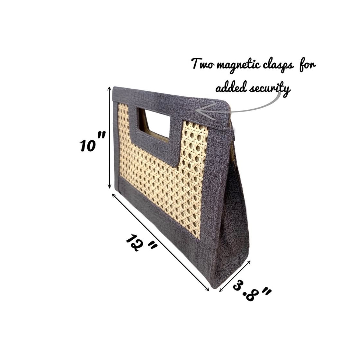 Sunset Satchel - Slate Grey