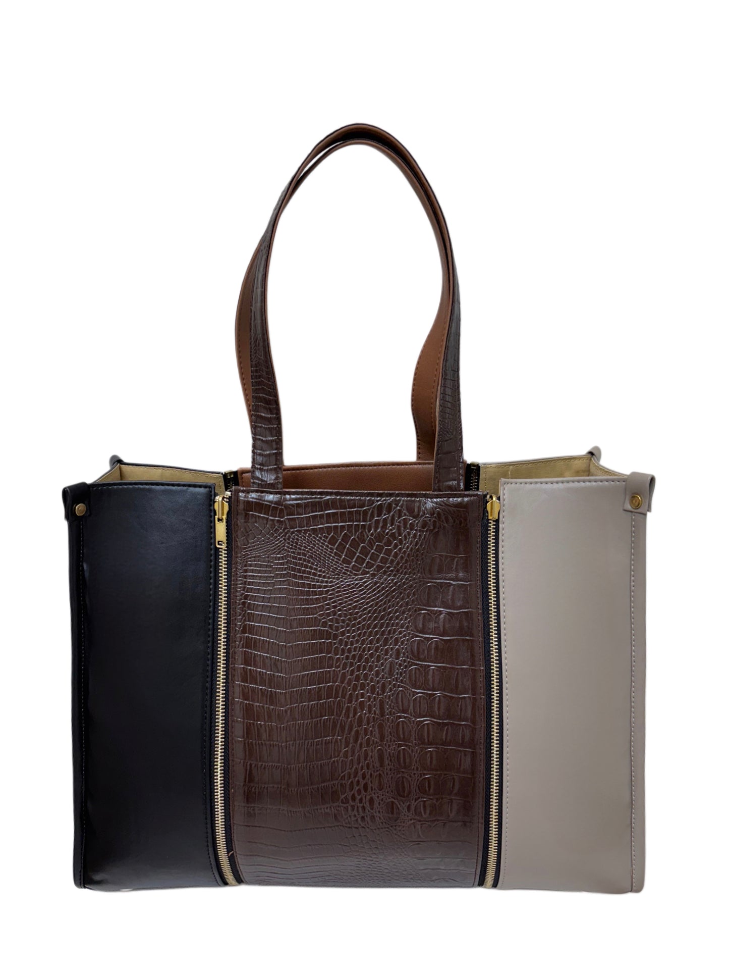 Plaza Taupe x Black - Textured Brown