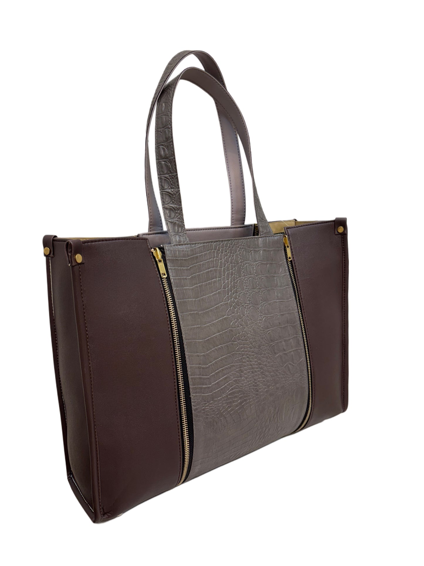Burgundy - Textured Grey
