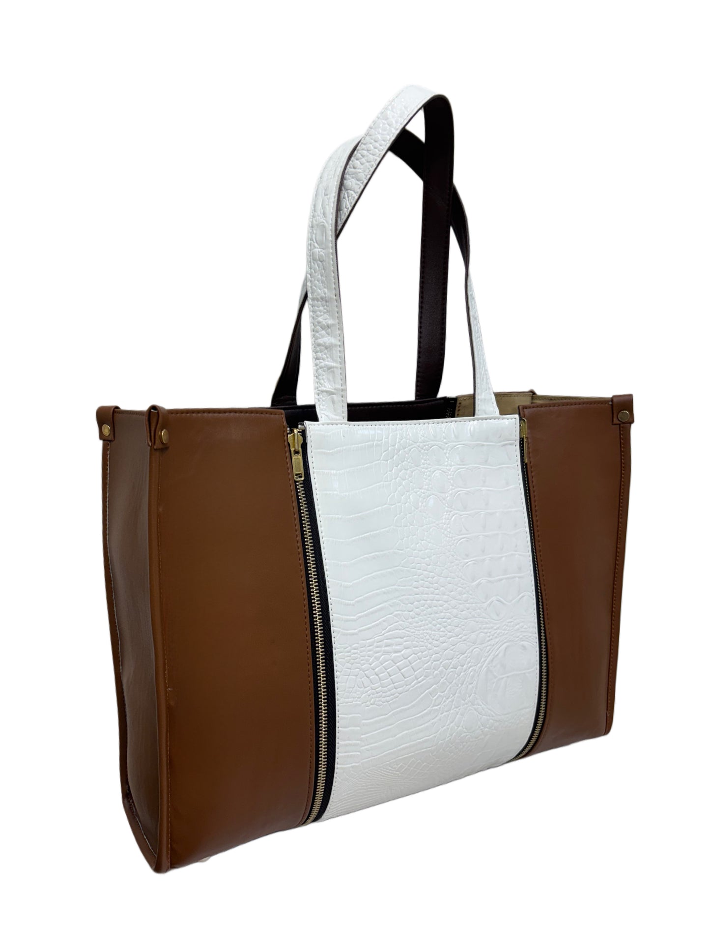 Tan - Textured White