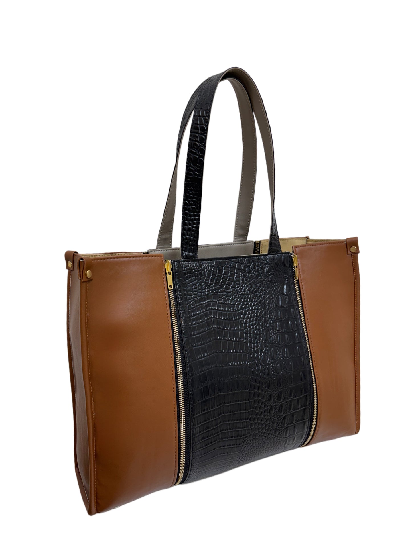 Tan - Textured Black