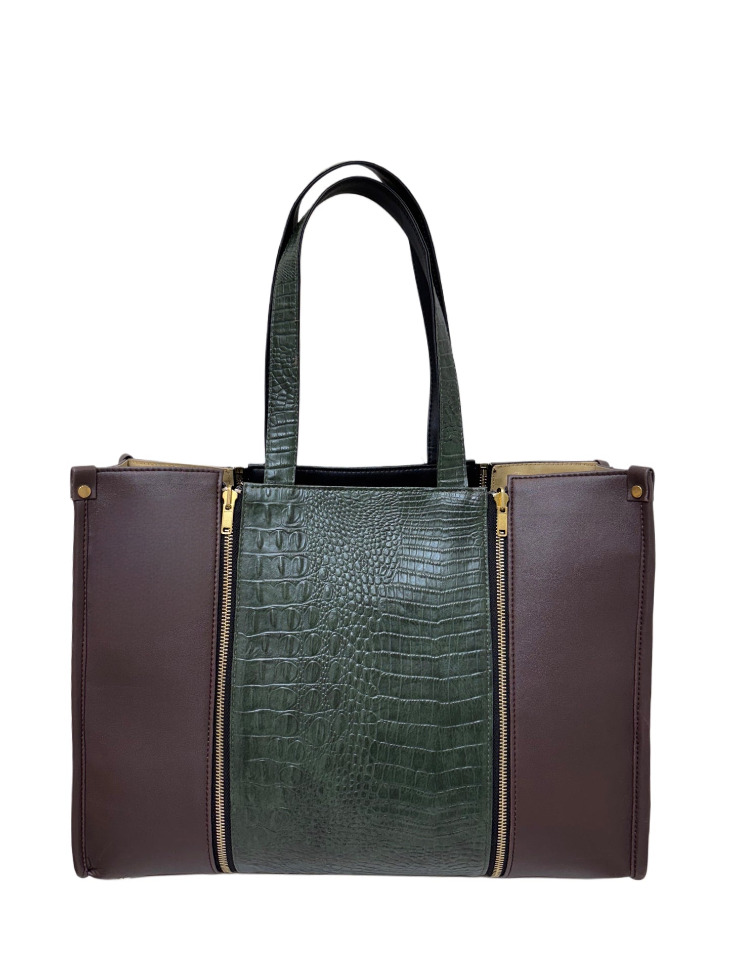 Burgundy - Textured Green