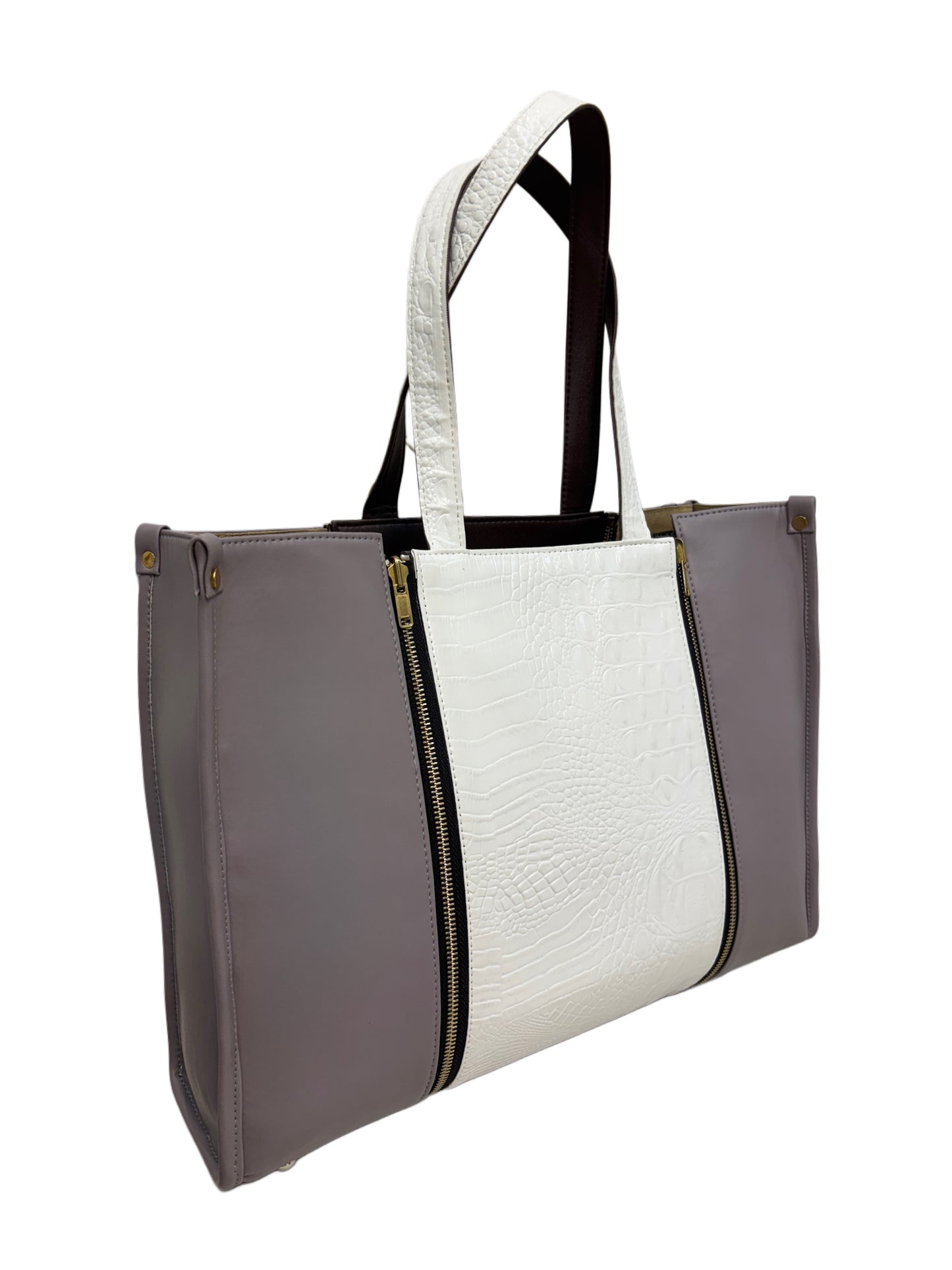 Pale Mauve - Textured White
