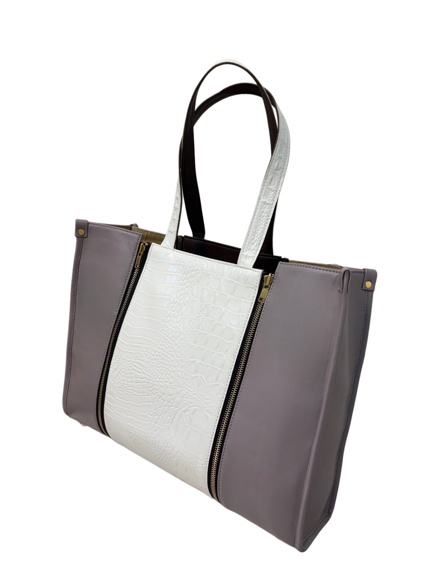 Pale Mauve - Textured White
