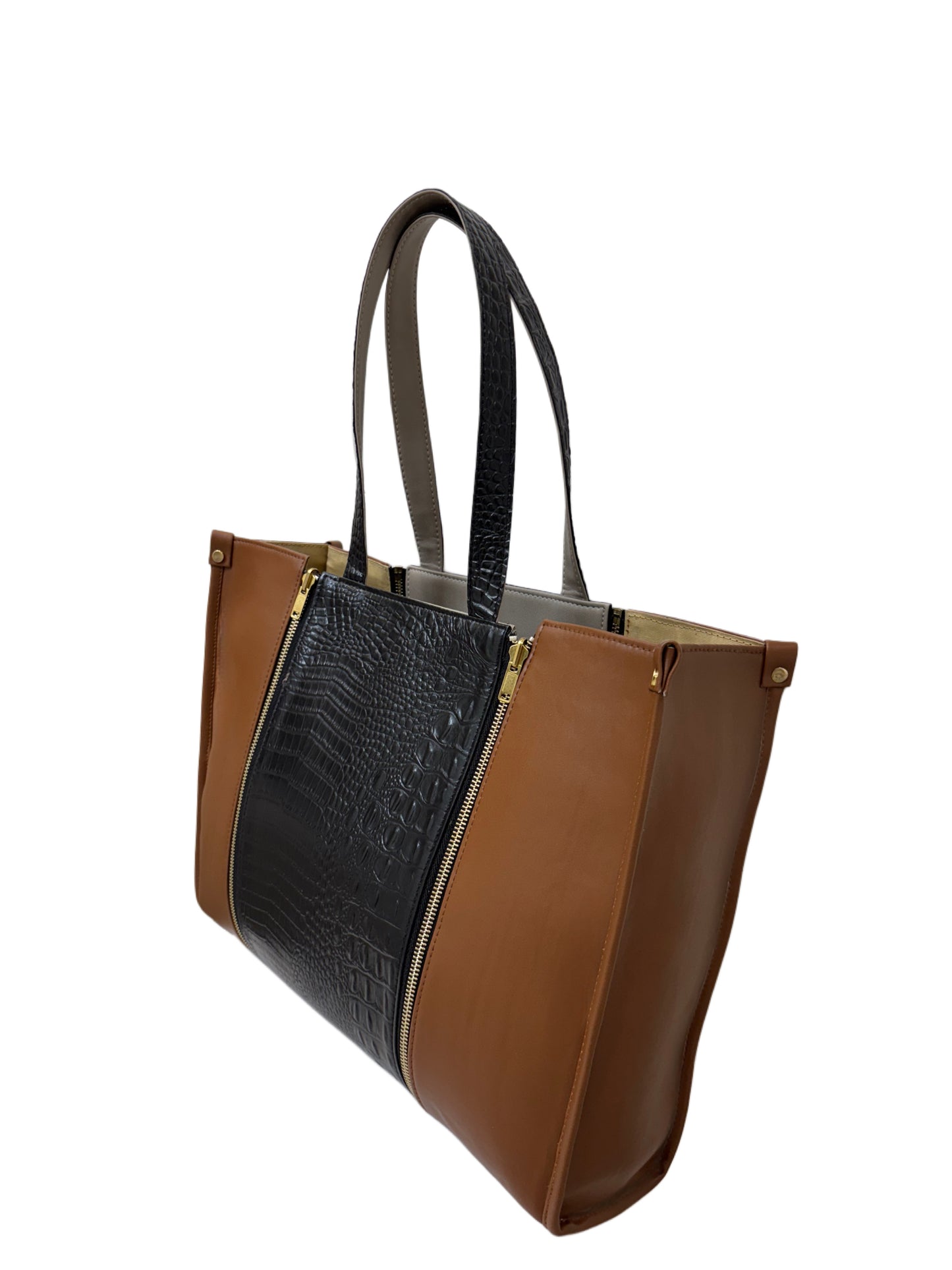 Tan - Textured Black