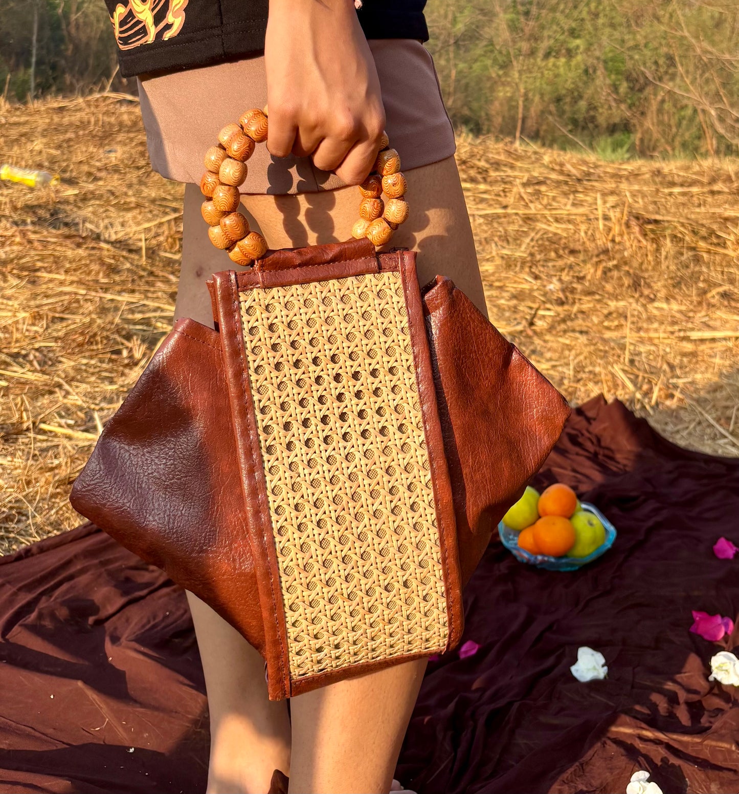 Hexacane Bag - Deep Tan