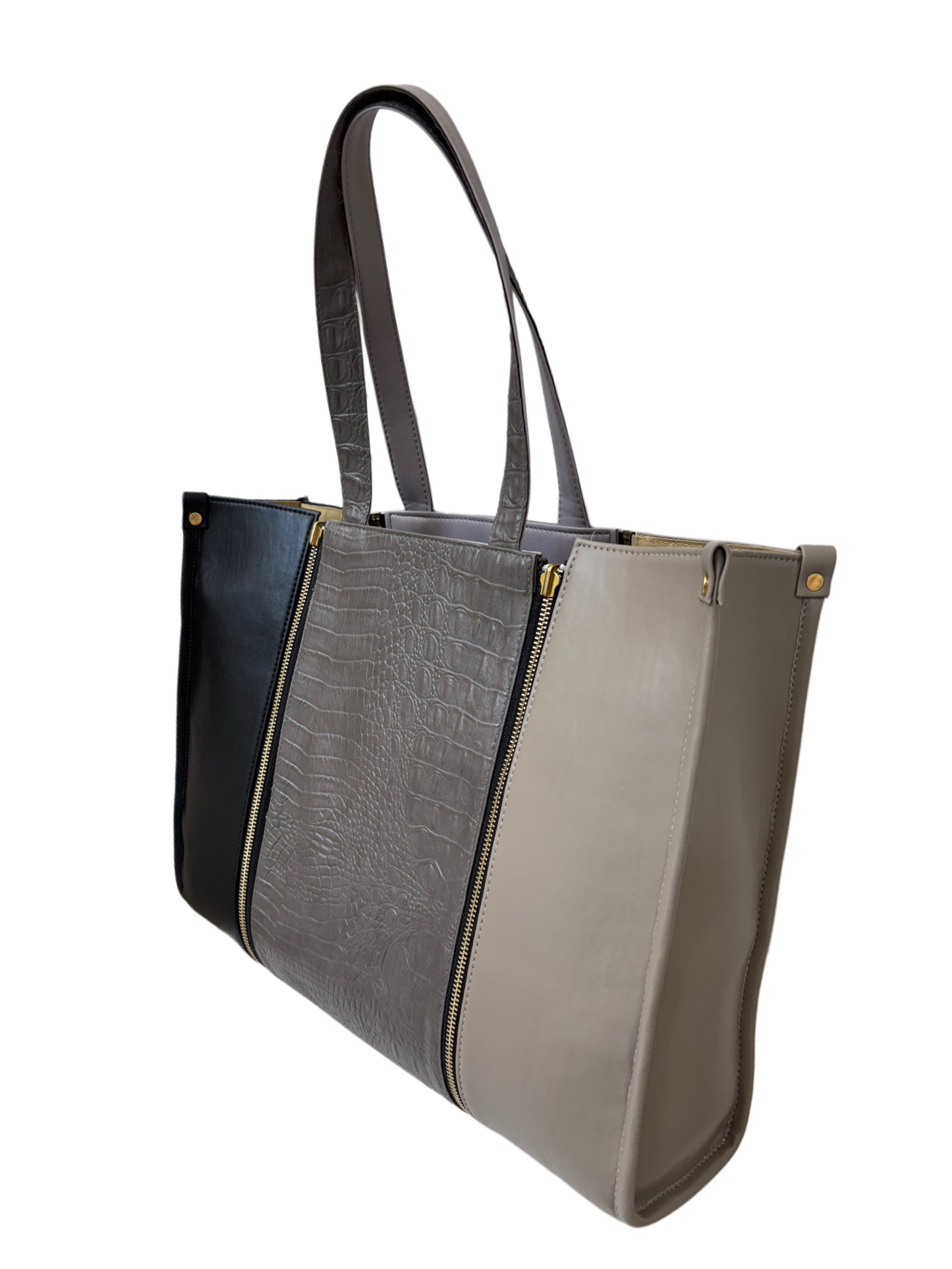 Black x Plaza Taupe - Textured Grey