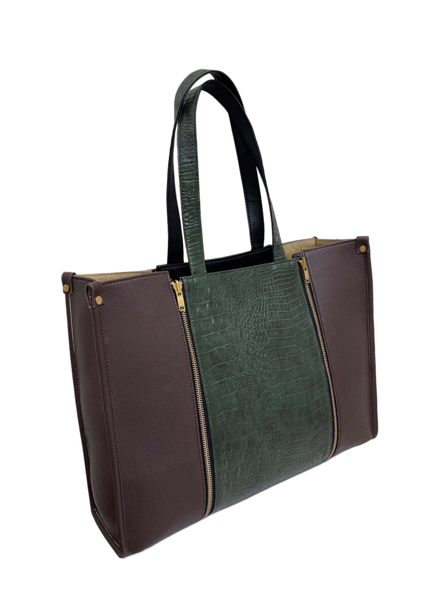 Burgundy - Textured Green