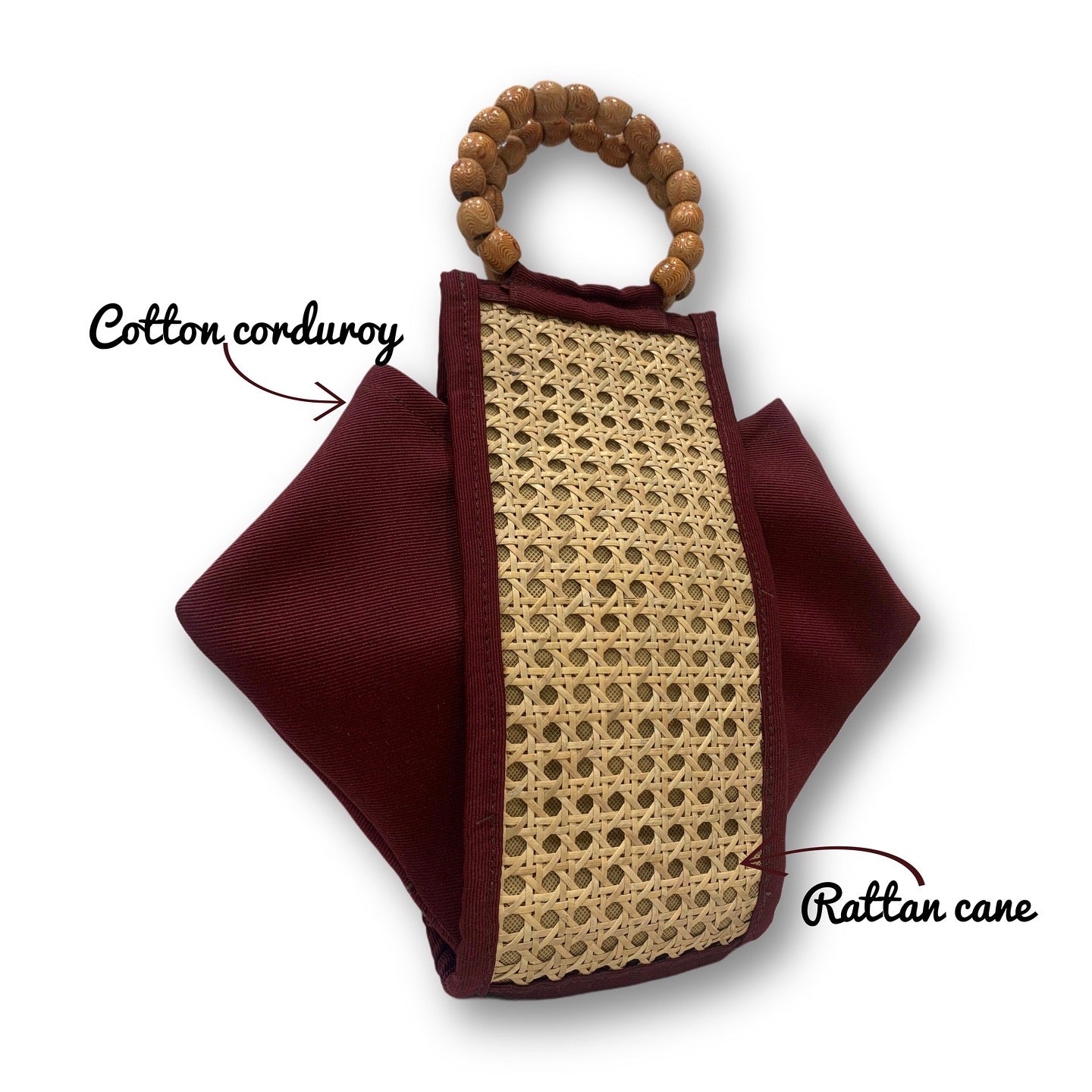 Hexacane Bag - Deep Crimson