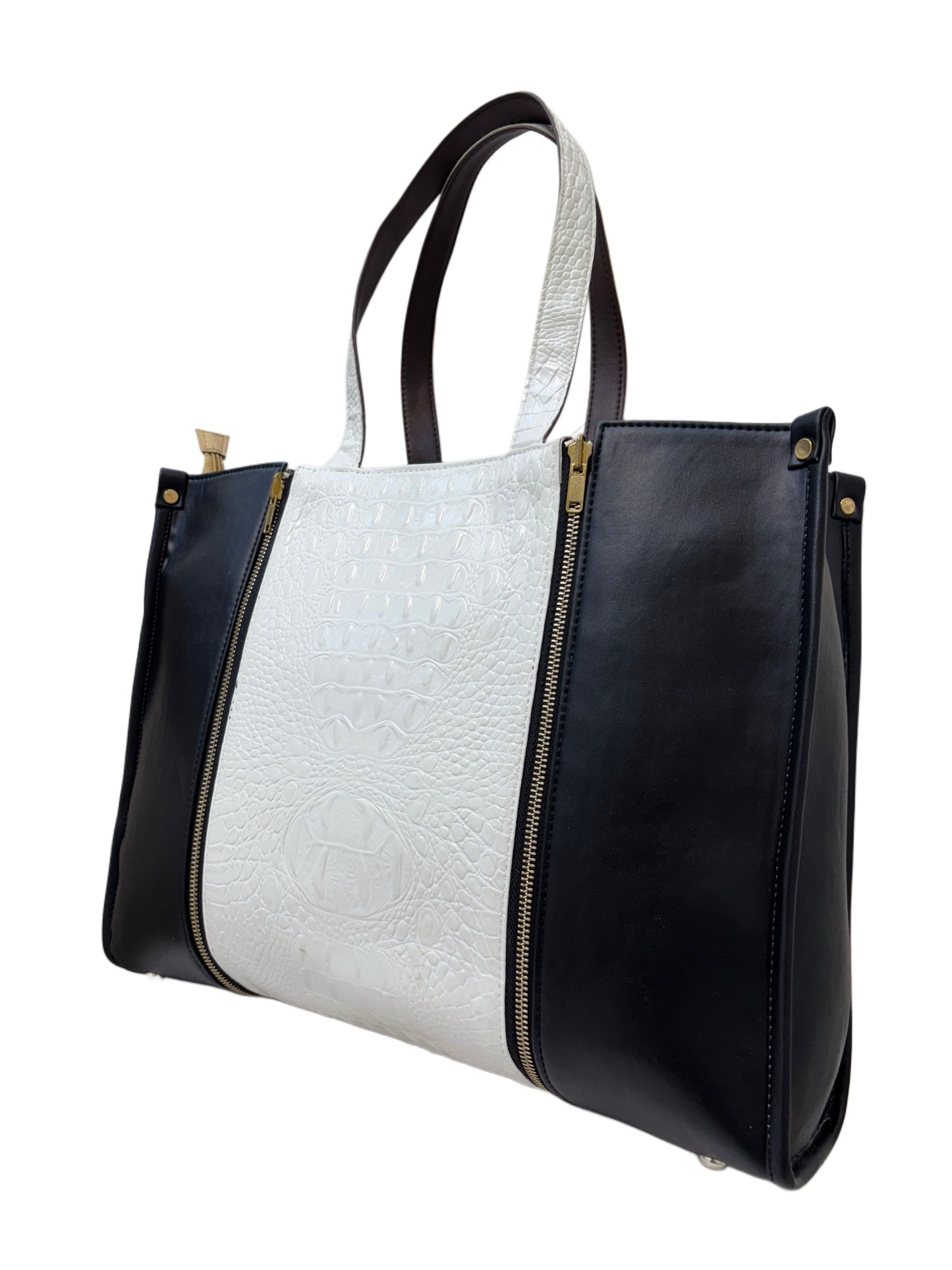Black - Textured White