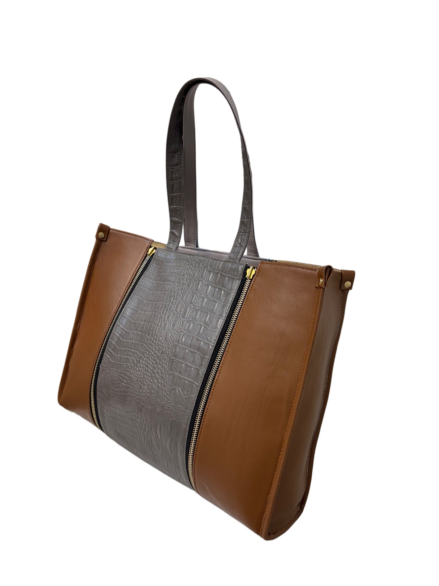 Tan - Textured Grey