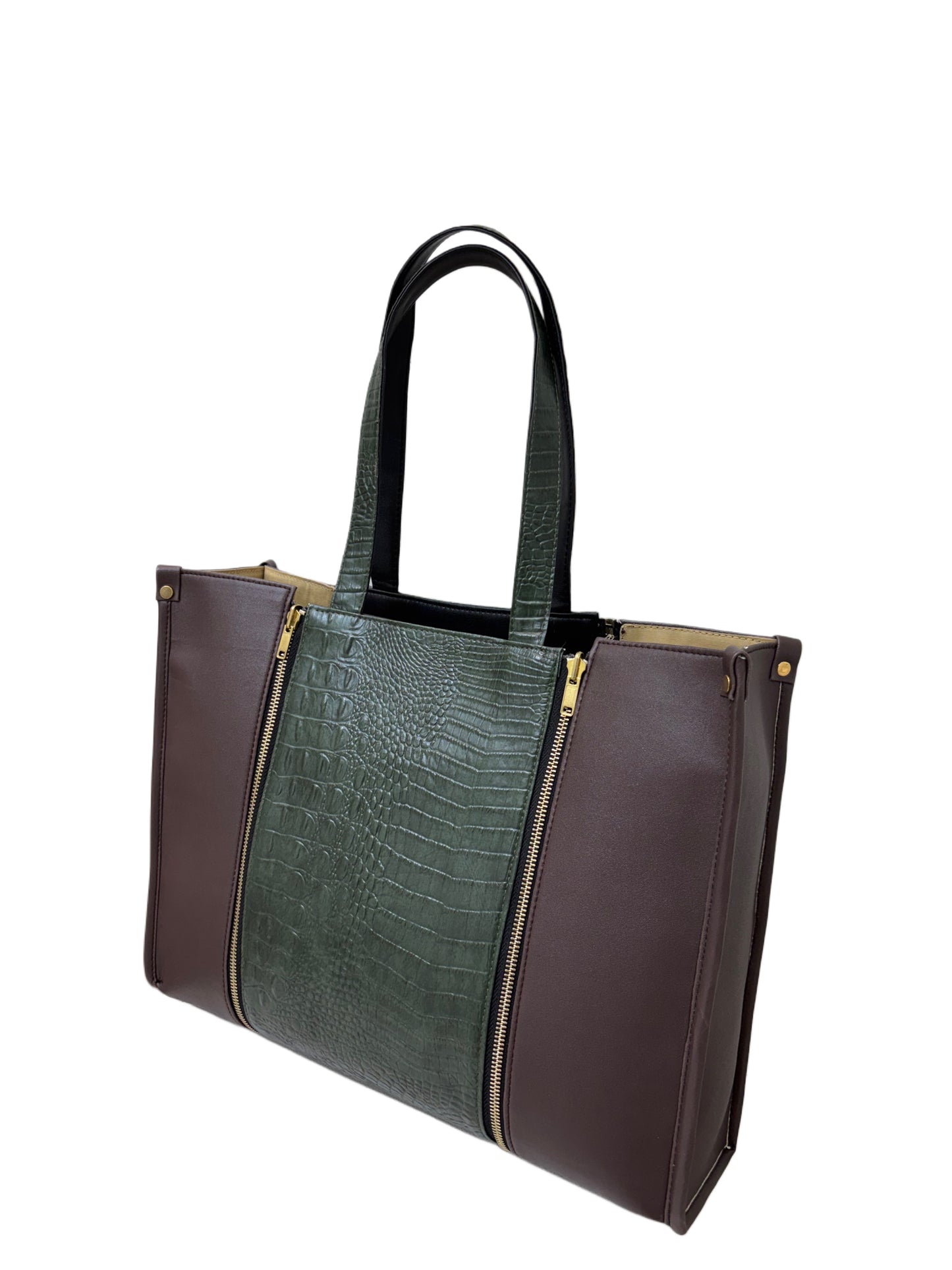 Burgundy - Textured Green