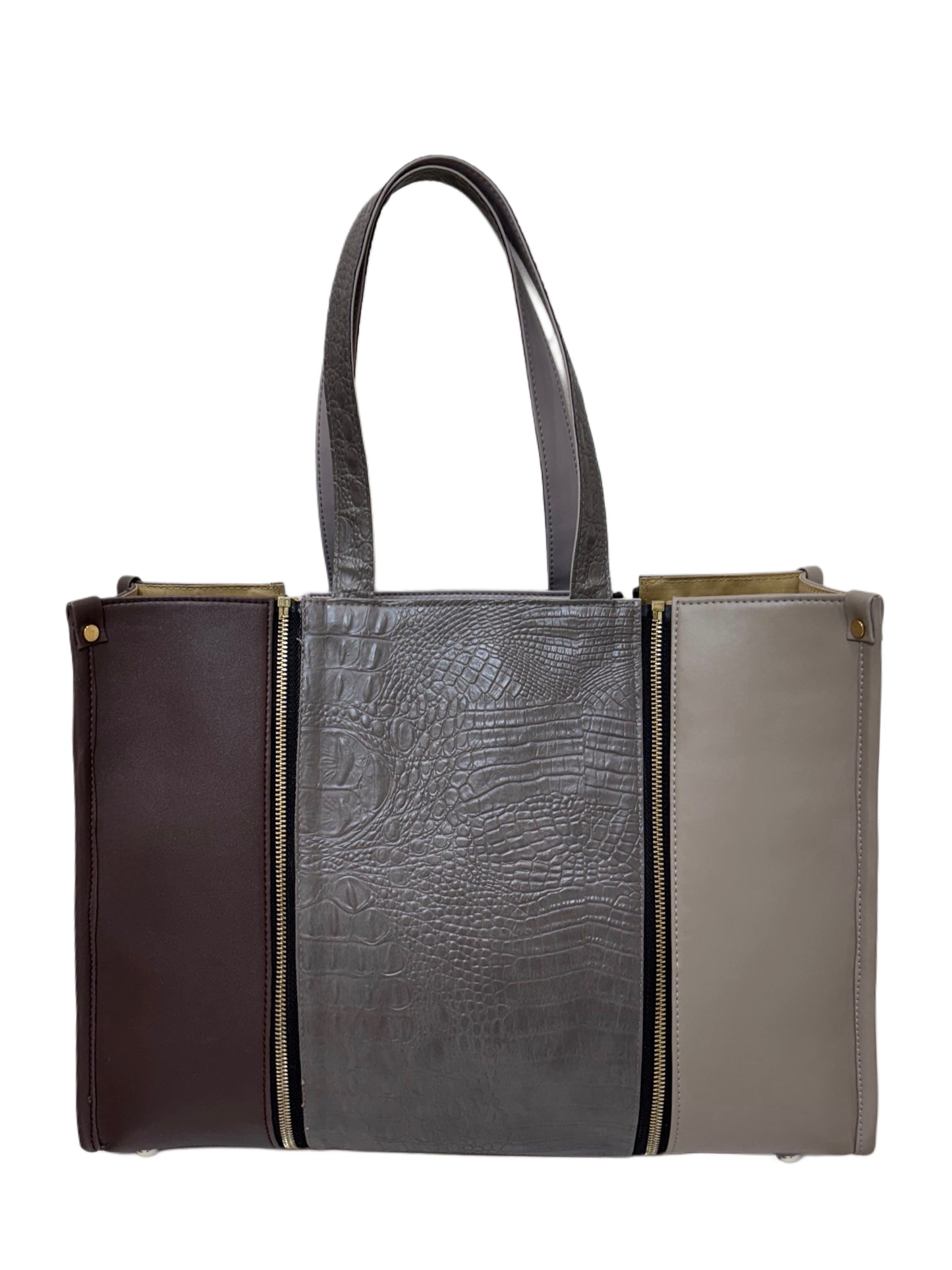 Burgundy x Plaza Taupe - Textured Grey