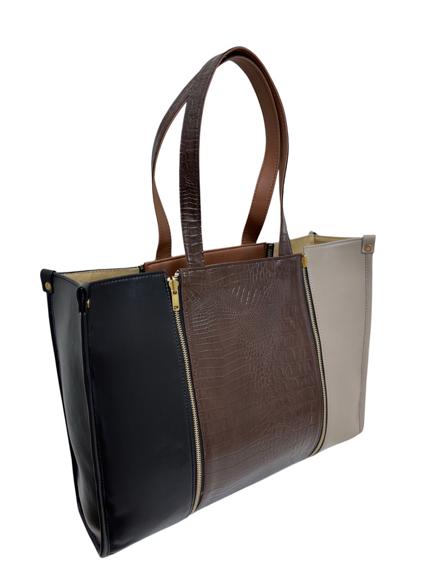 Plaza Taupe x Black - Textured Brown