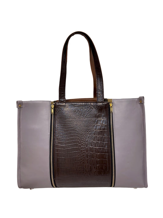 Pale Mauve  - Textured Brown