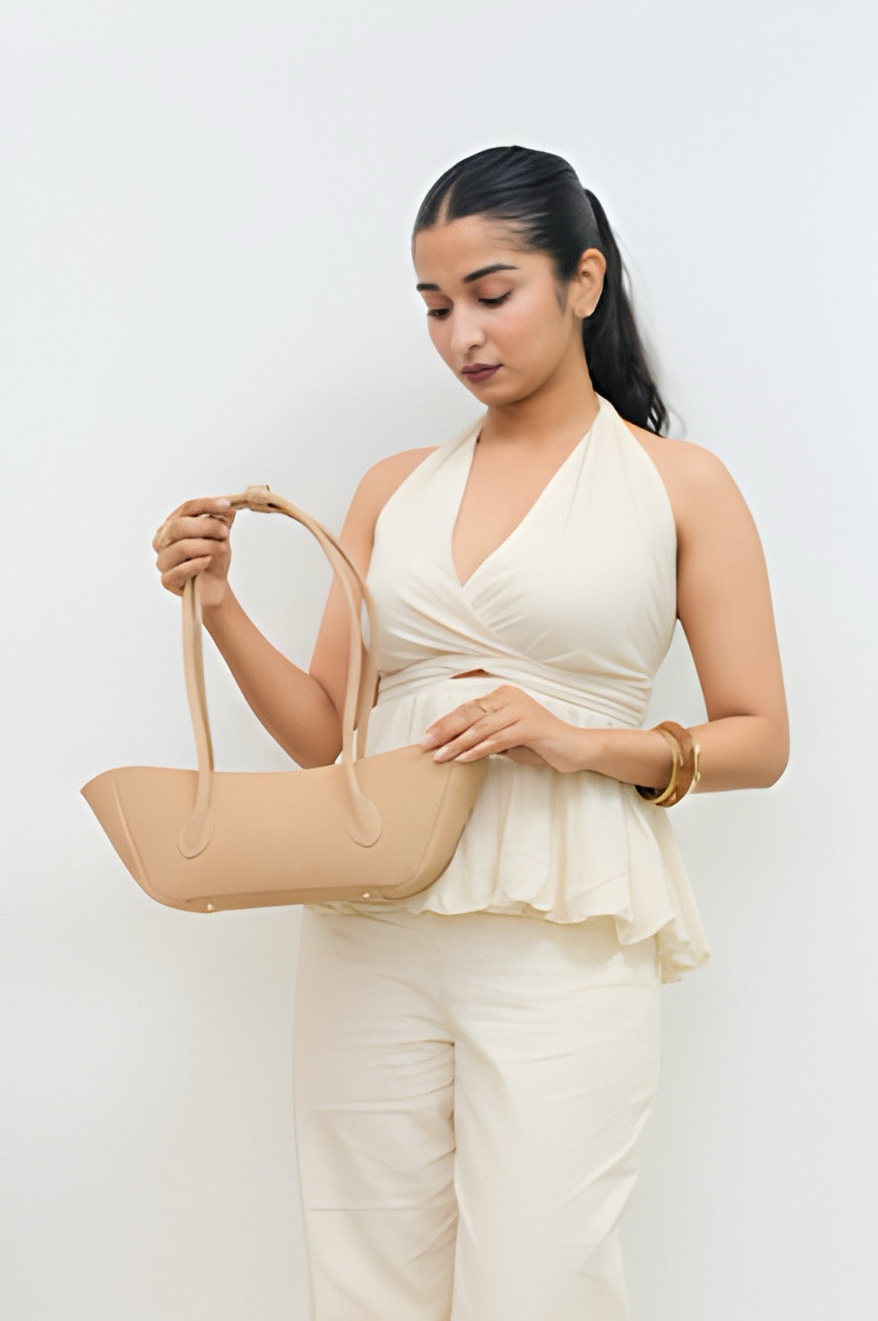 East-West Bag - Beige