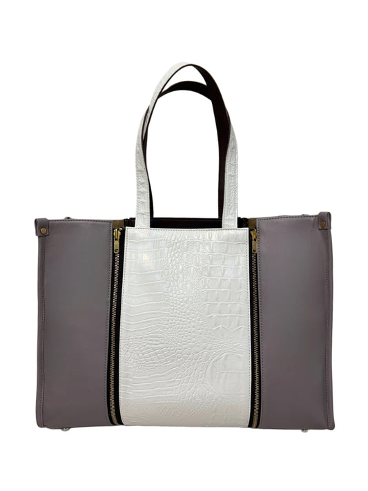 Pale Mauve - Textured White