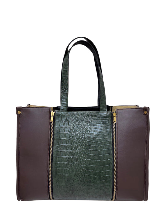 Burgundy - Textured Green