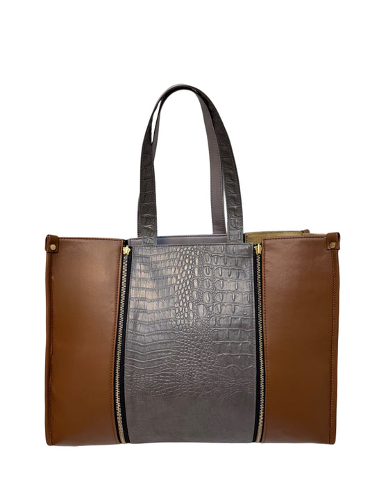 Tan - Textured Grey