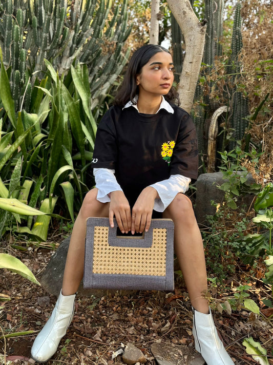 Sunset Satchel - Slate Grey