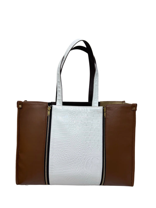 Tan - Textured White