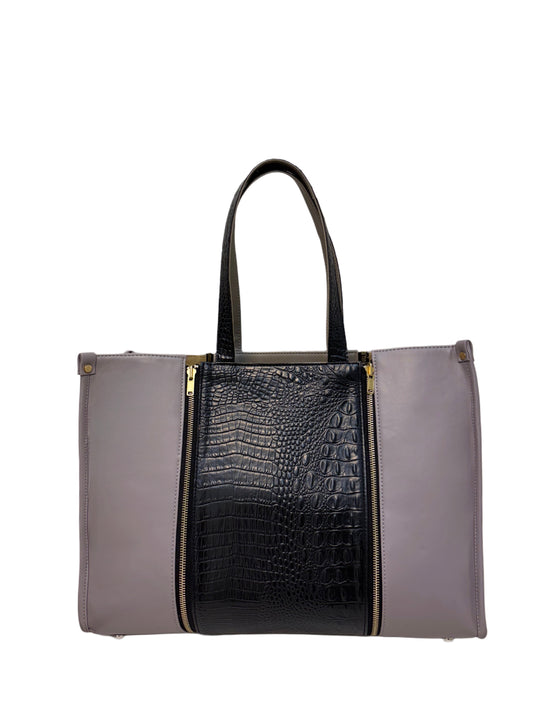 Pale Mauve - Textured Black