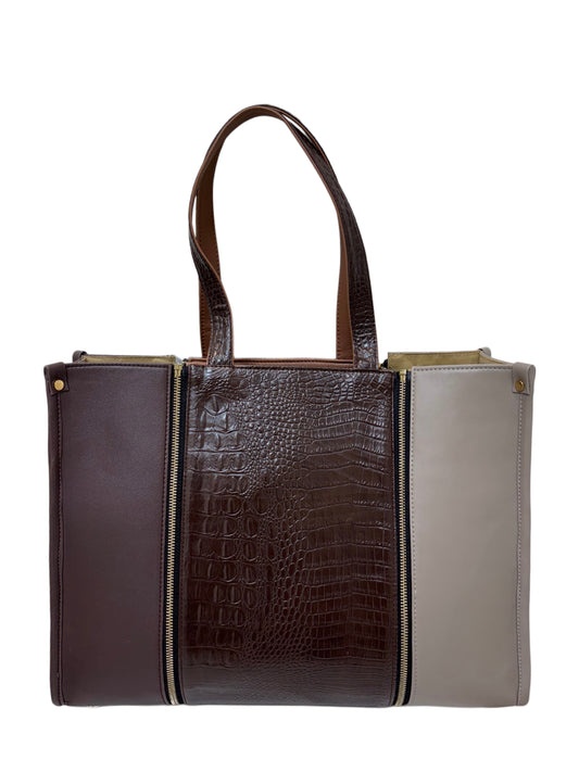 Burgundy x Plaza Taupe  - Textured Brown