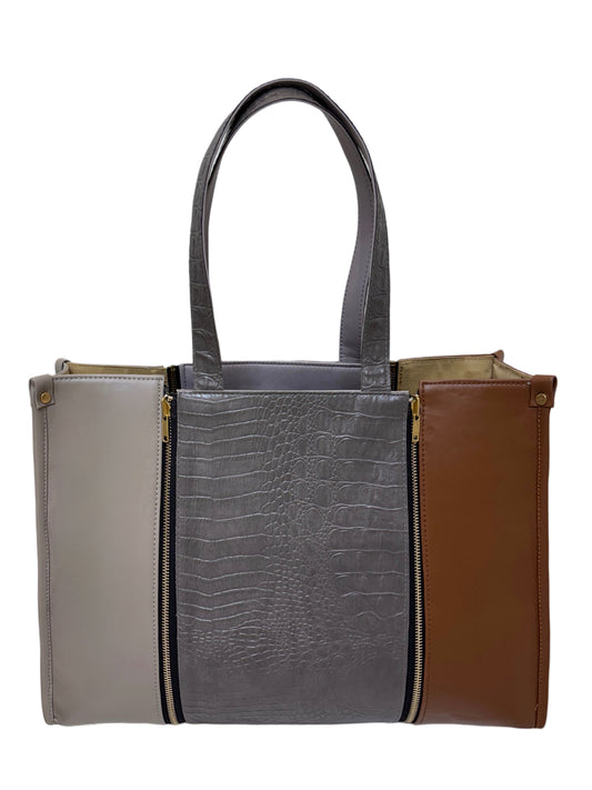 Tan x Plaza Taupe  - Textured Grey